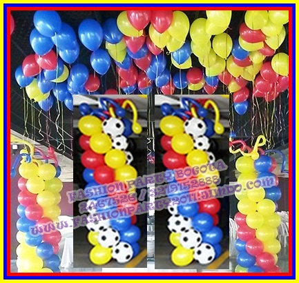 decoracion en globos seleccion colombia qatar