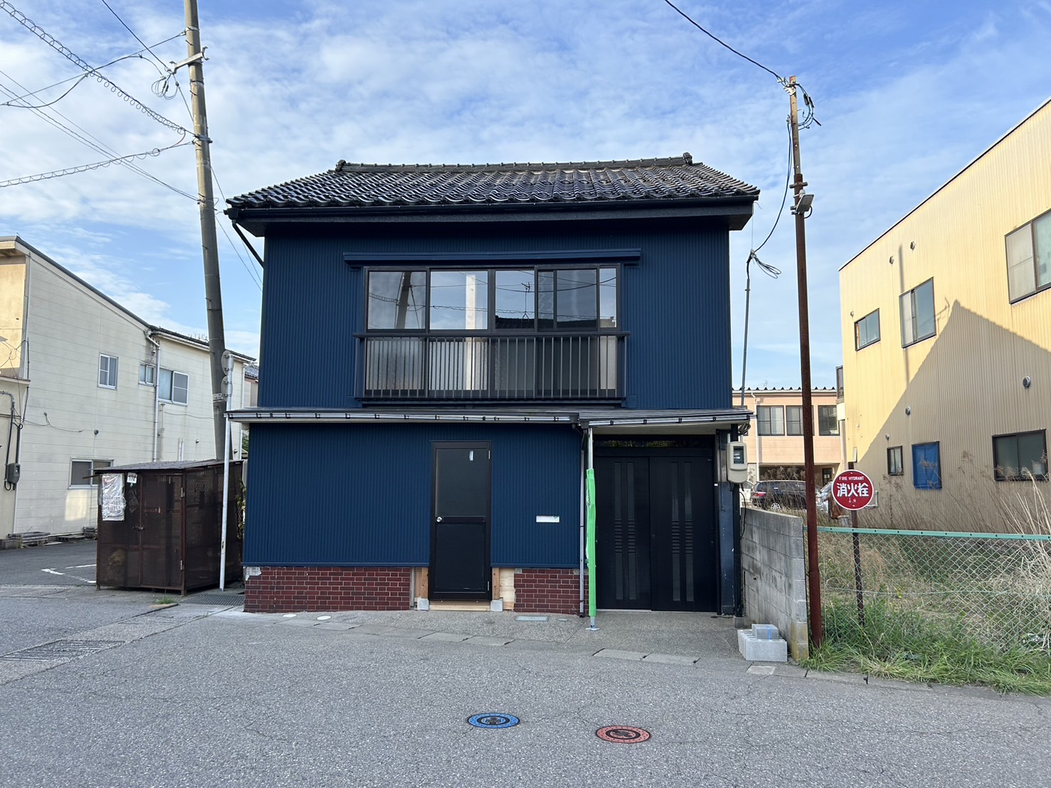 外壁修繕工事：七尾市ガルバリウム鋼板外壁貼り替え