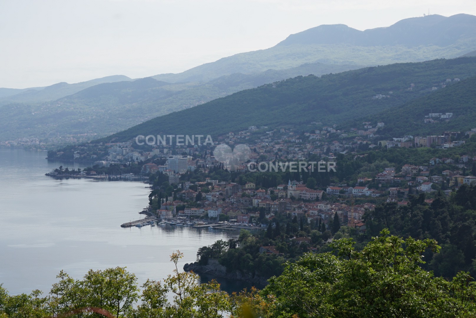Aussicht direkt auf Opatija 