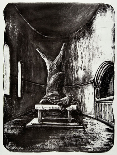 La ofrenda 2007, litografía 56X38 cm