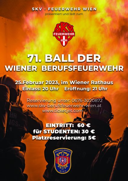 71. Ball der Wiener Berufsfeuerwehr