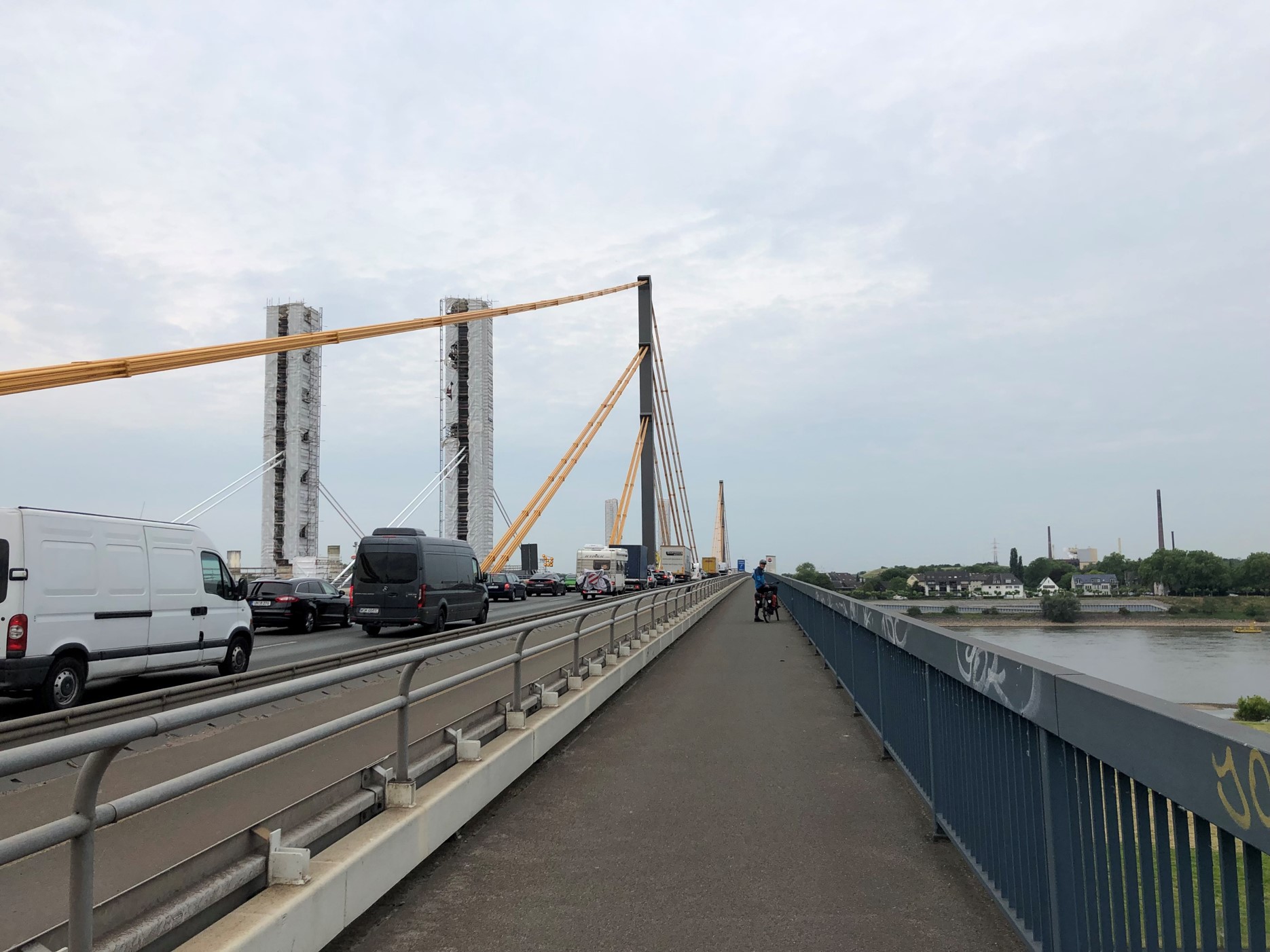 Rheinradweg 15 - Duisburg bis (Niedermörtmer) - Rees bzw. Uedem
