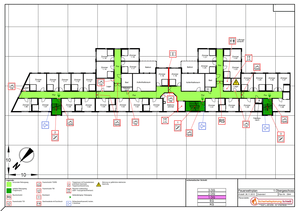 Geschossplan Model München