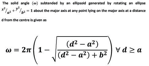 HCR's derivation of solid angle