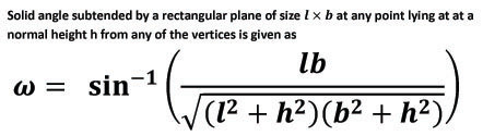 HCR's Standard Formula for a Rectangular Plane