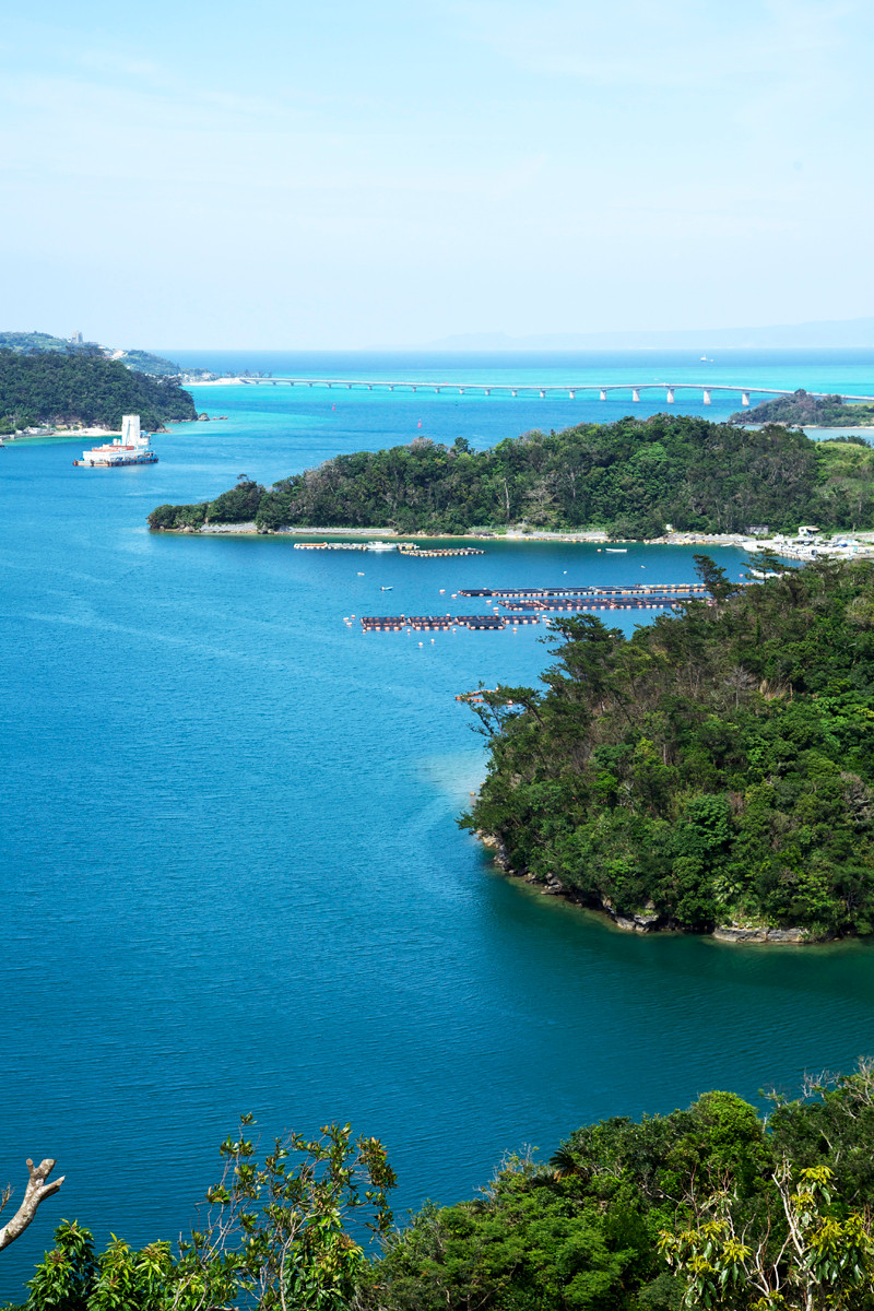 沖縄写真　羽地内海　沖縄の景勝地