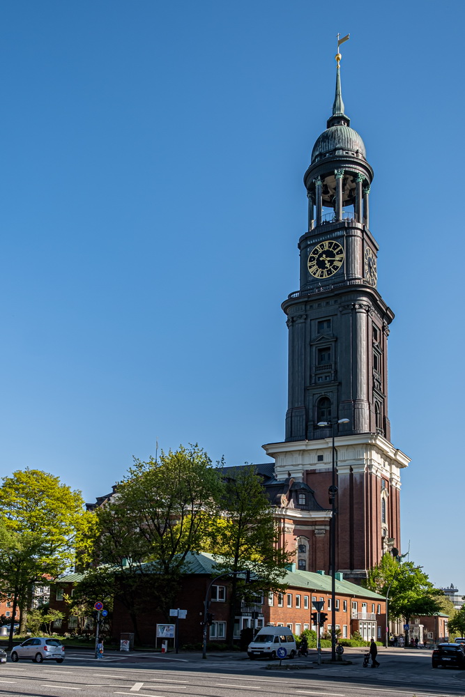 Hamburger Michel oder St. Michaelis Kirche, neu erbaut seit 1912