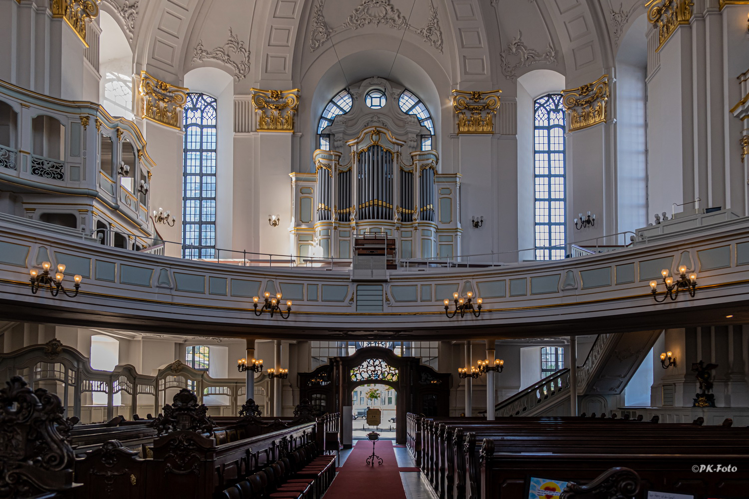 Hamburger Michel oder St. Michaelis Kirche, neu erbaut seit 1912