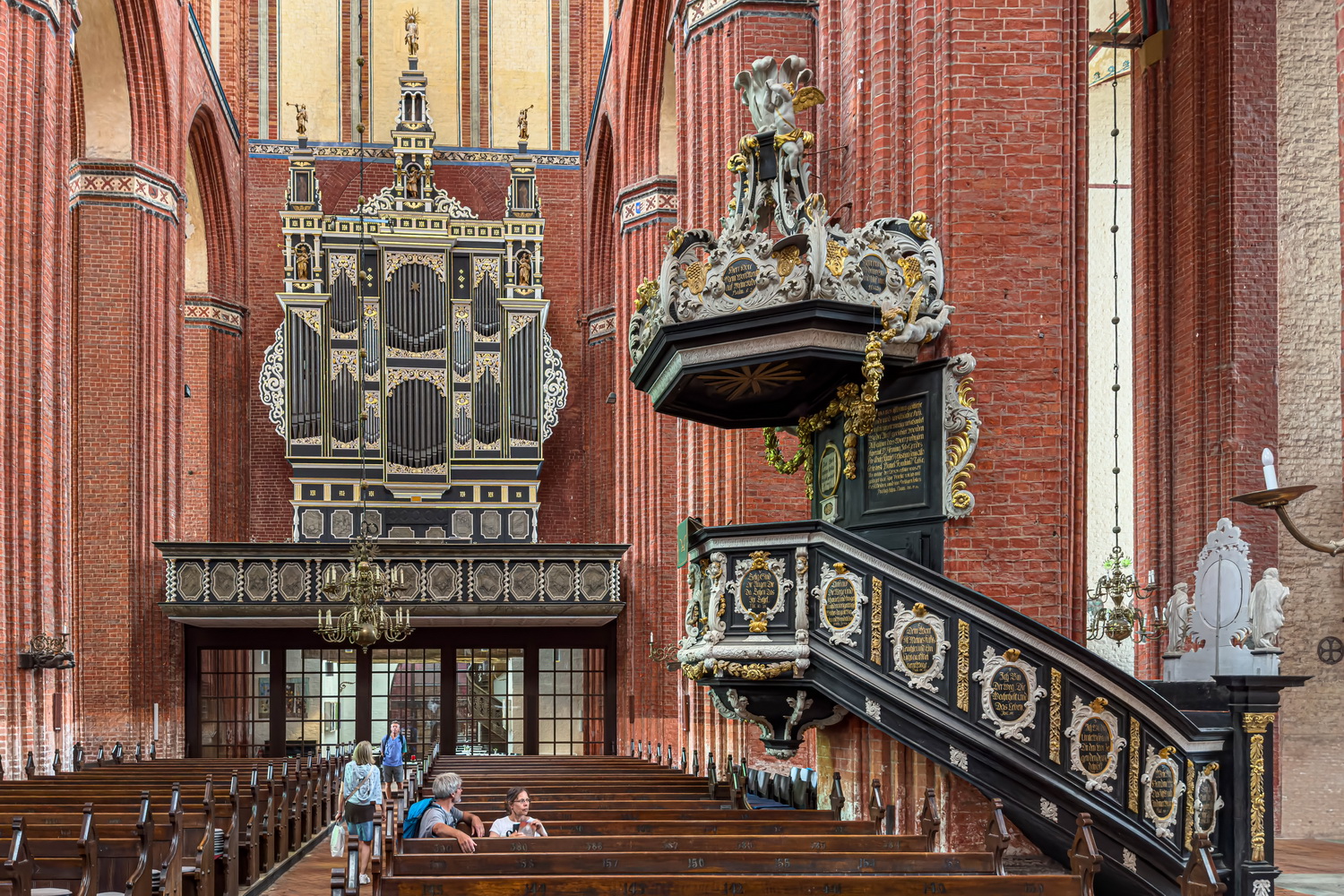 Nikolaikirche Wismar - 1381 - 1487. Seit 2002 als Teil der Wismarer Altstadt Weltkulturerbe
