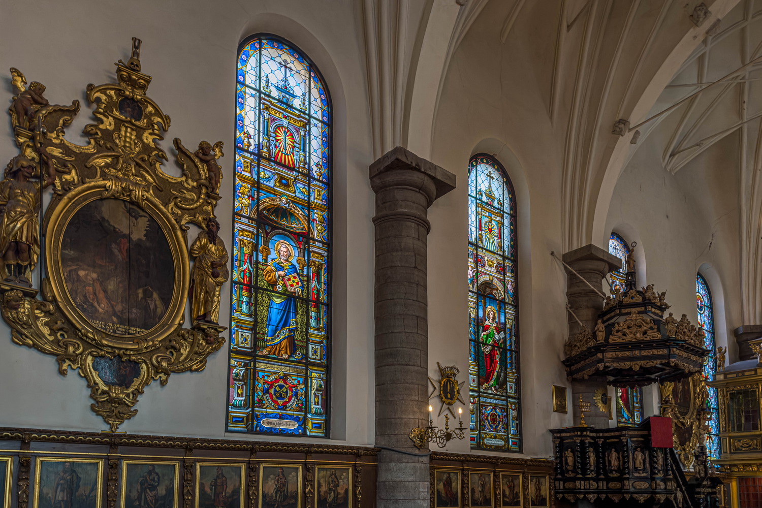Deutsche Kirche St. Gertrud im Gamla Stan Stockholm aus dem 14. Jahrhundert