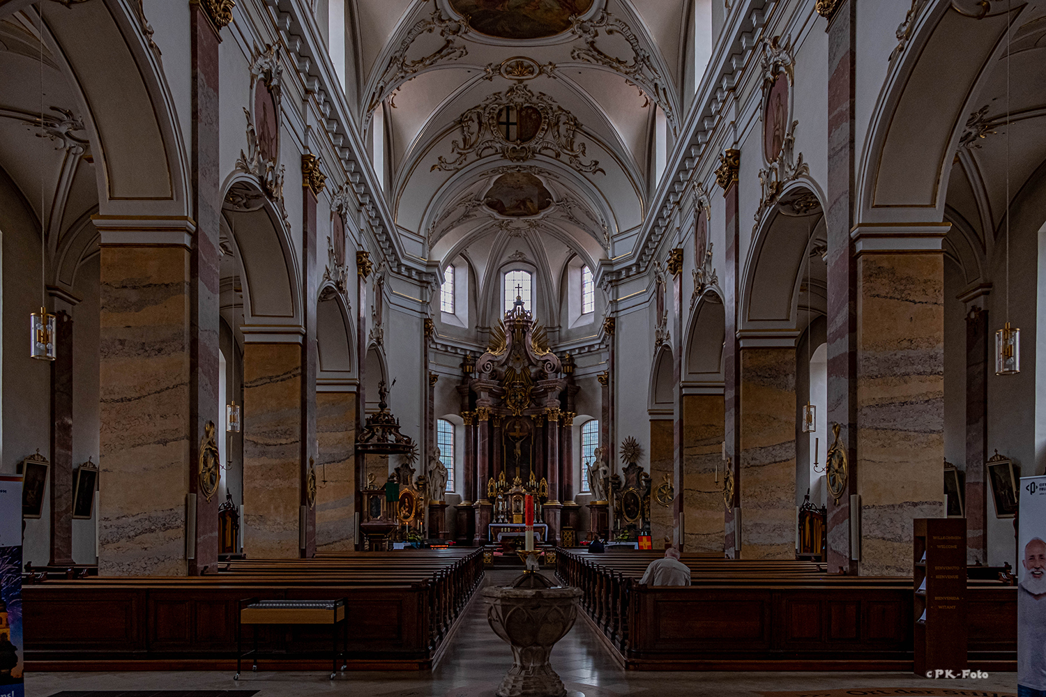 St. Blasius, kath. Stadtpfarrkirche zu Fulda - 1771-1785 erbaut