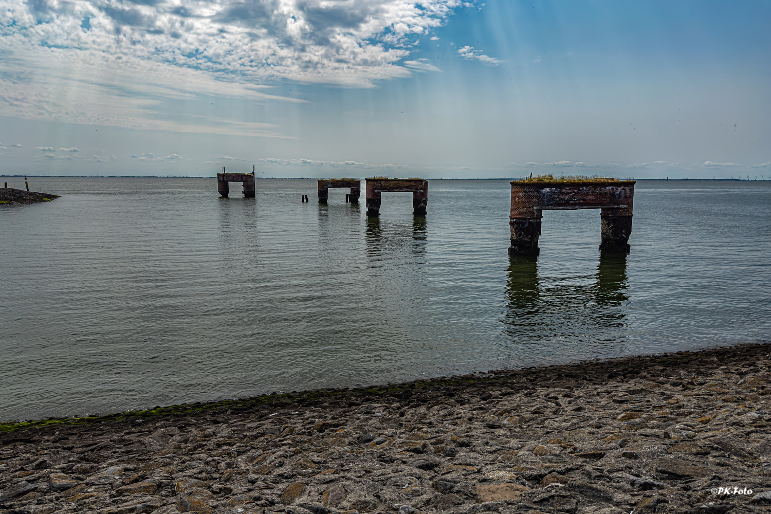 Ehem. Bootsanlager in Eckwarderhörne (gegenüber WHV am Jadebusen)