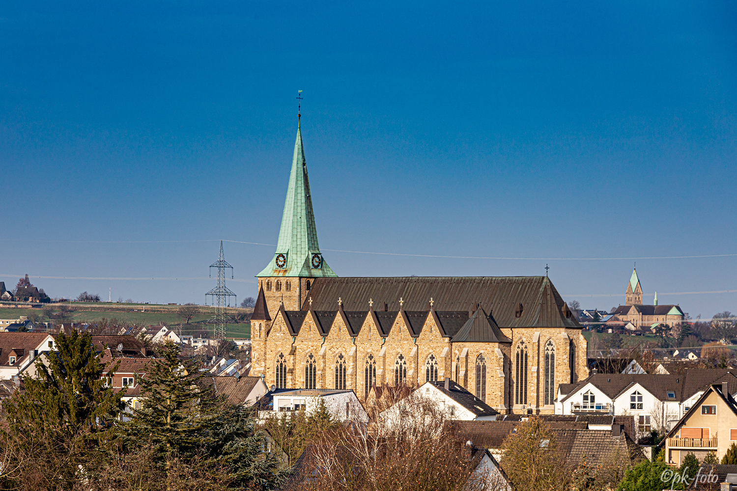 St. Mauritius aus der Ferne