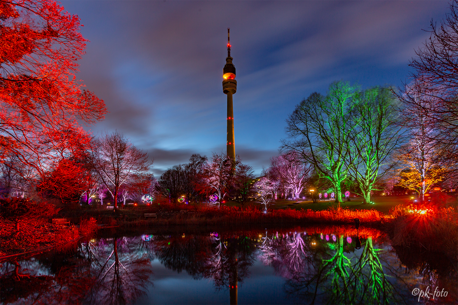 Winterleuchten im Dortmunder Westfalenpark 2018