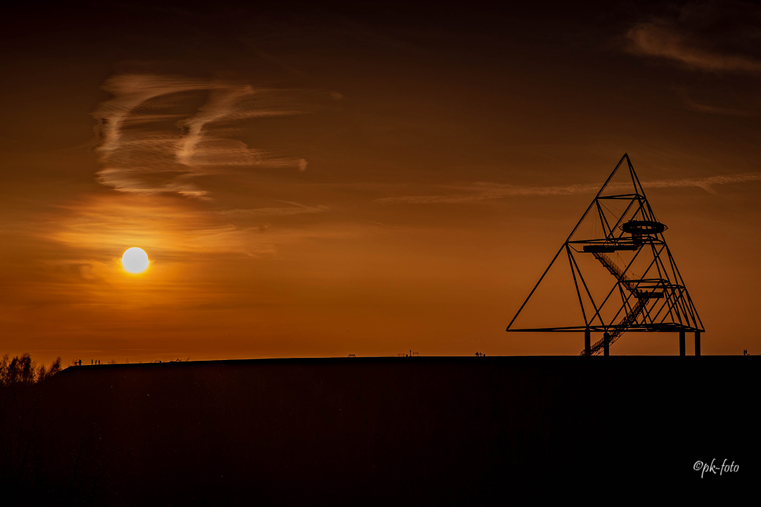 Sonnenuntergang am Tetraeder