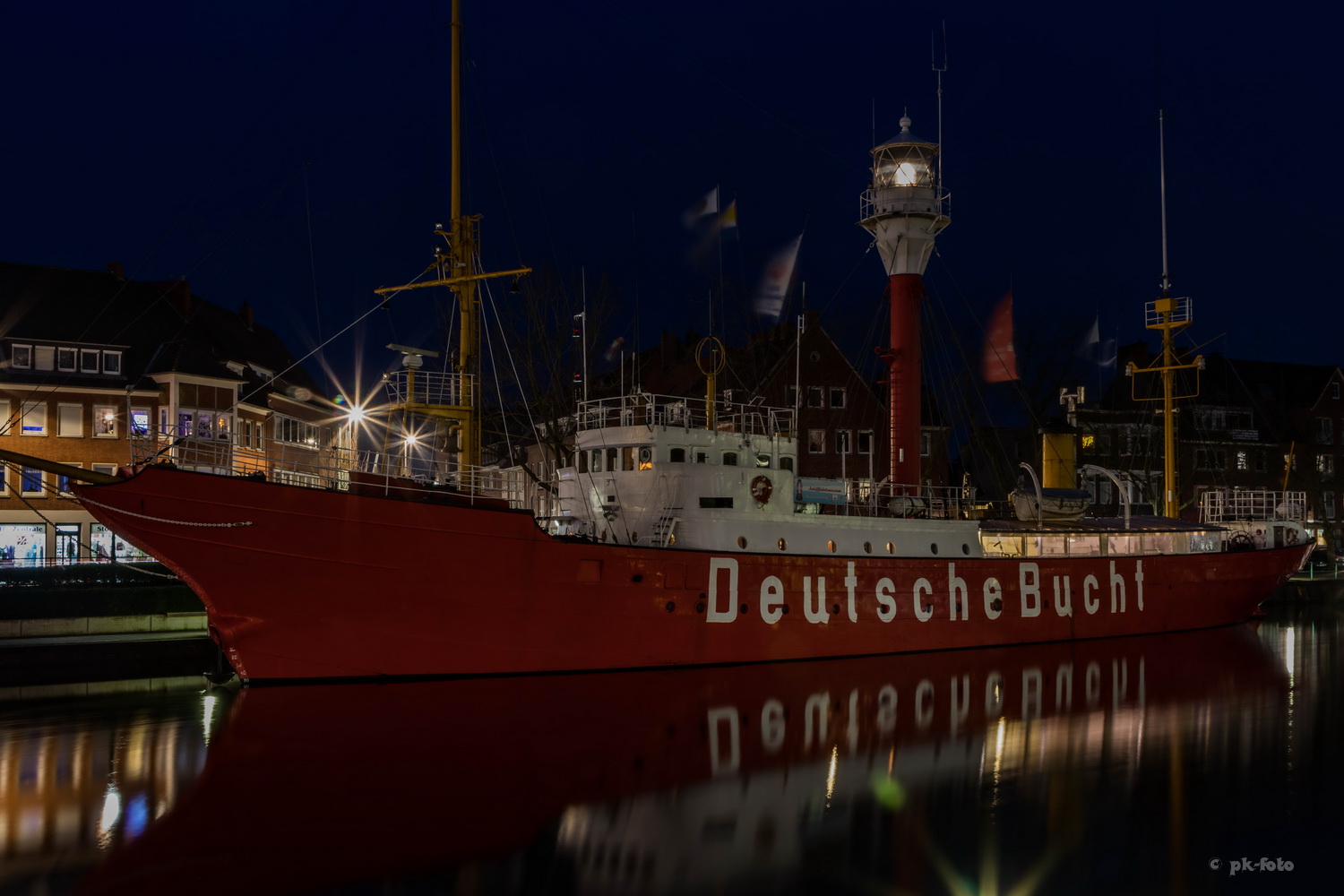 Museumsschiff Deutsche Bucht im Emdener Delft