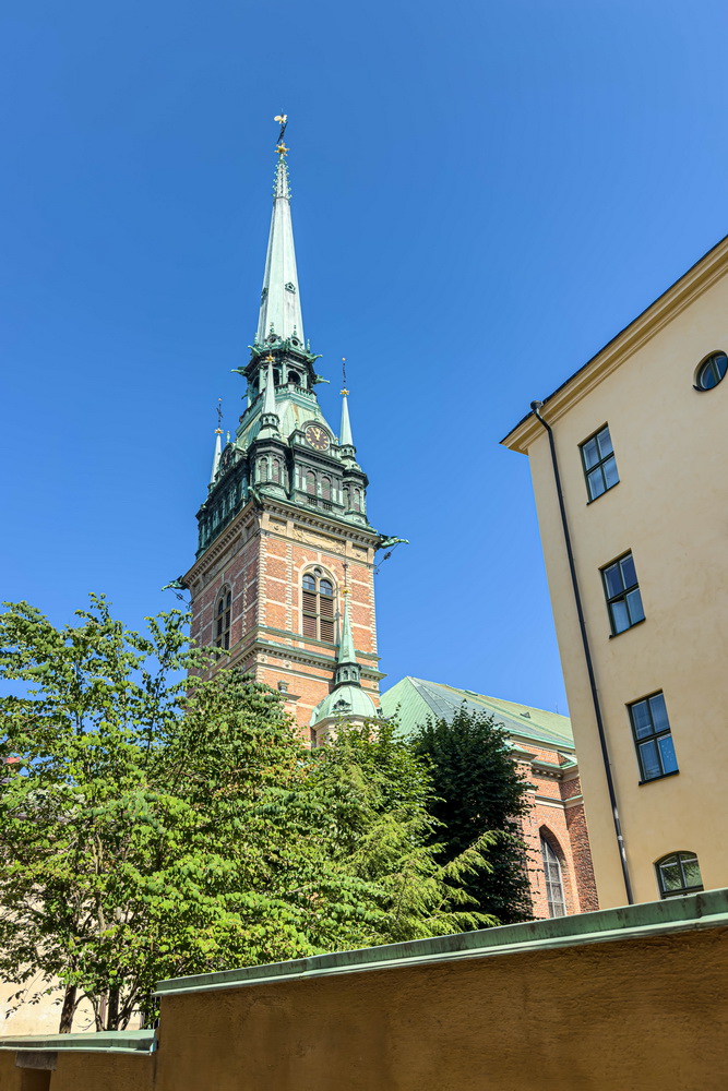 Deutsche Kirche St. Gertrud im Gamla Stan Stockholm aus dem 14. Jahrhundert