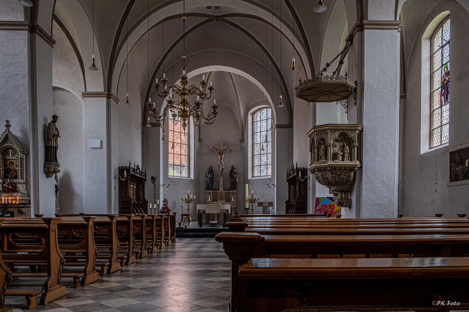 St. Mauritius in Nordkirchen. Röm.Kath. Kirche von 1715 (Baubeginn)