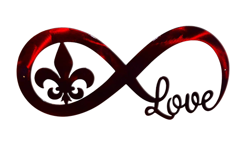 infinity love symbol bayoumetalcreations