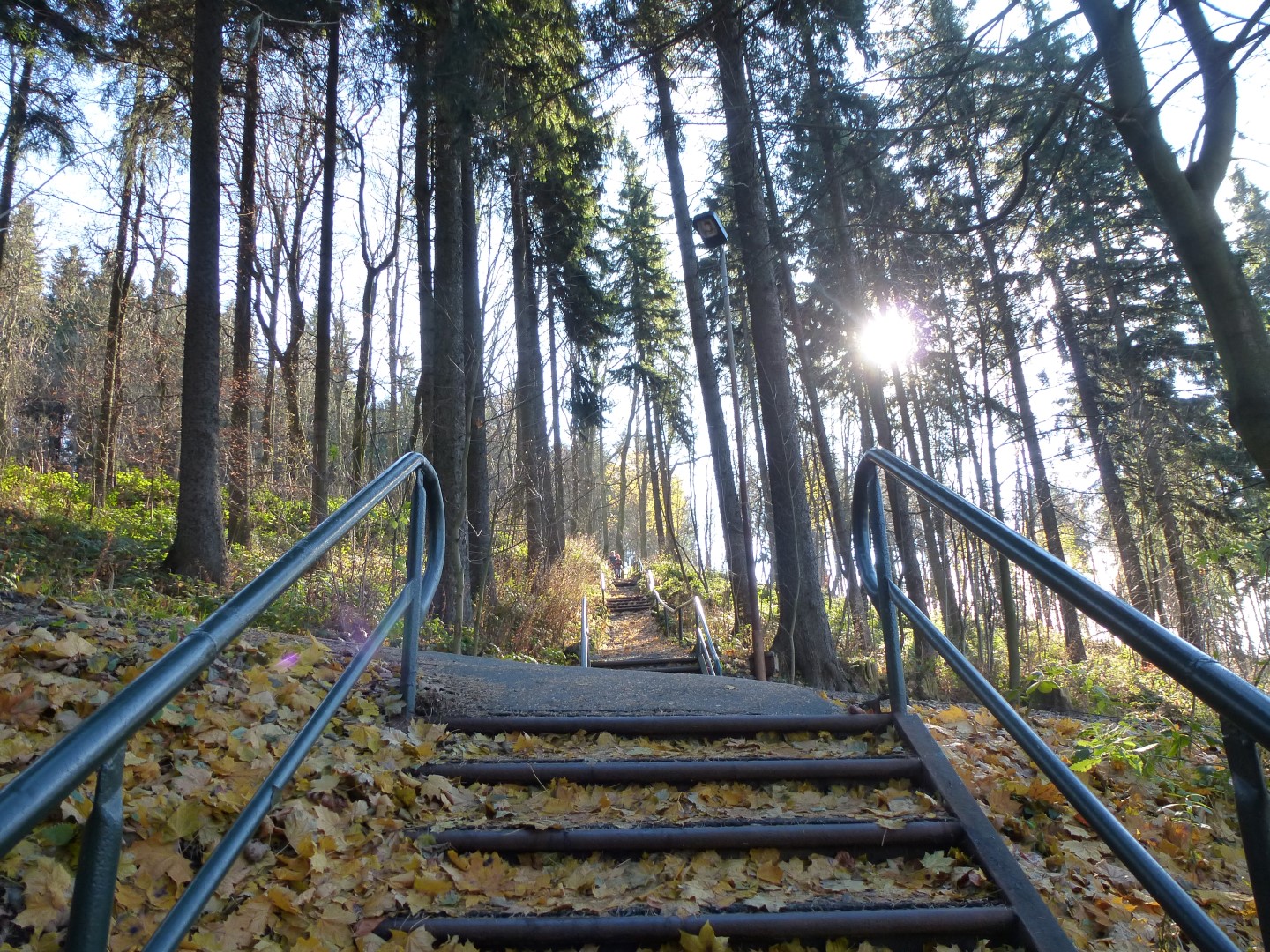 Treppen zum Berg