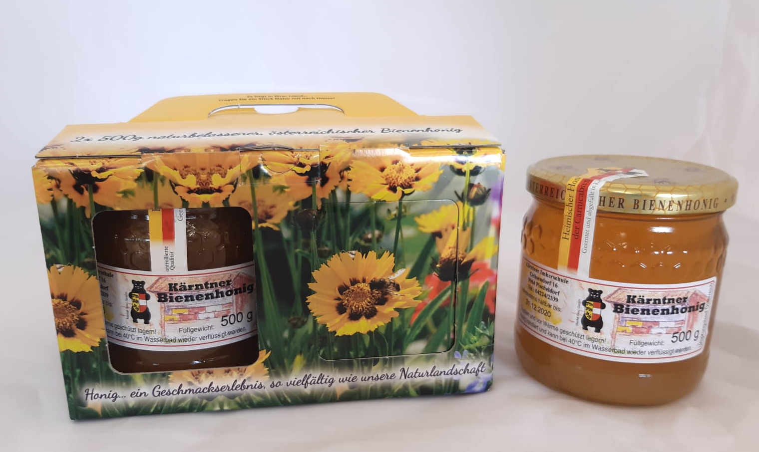 Bienenprodukte, Verpackung, Verkauf - Bienenzucht in Kärnten