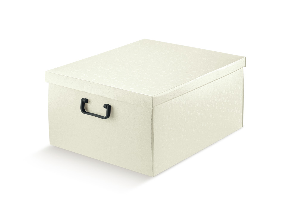 XXL Geschenkbox/Aufbewahrungsbox weiß - 50x34x25 cm - Der Schachtel Shop