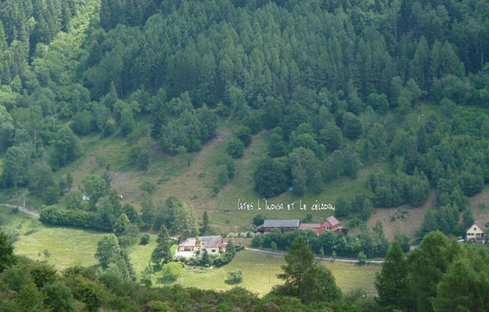 vue sur les gîtes des hauts de Saint- Amarin