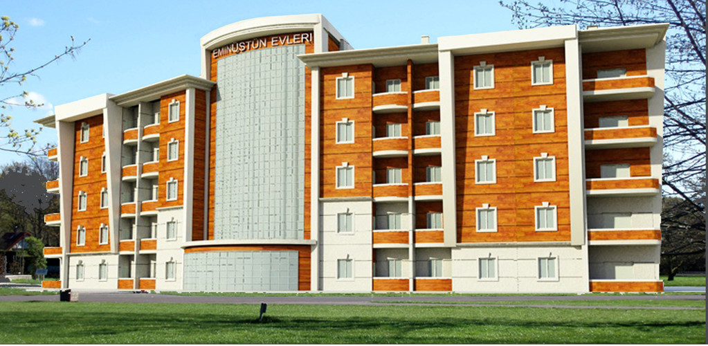 Therme Anlage - Strassenperspektive