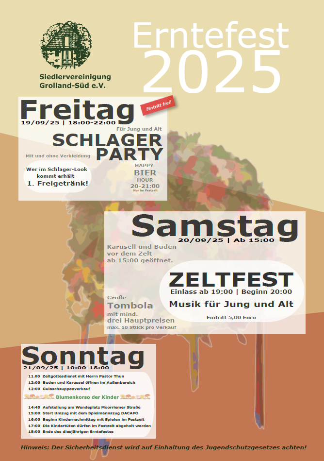 Das Erntefest beginnt....