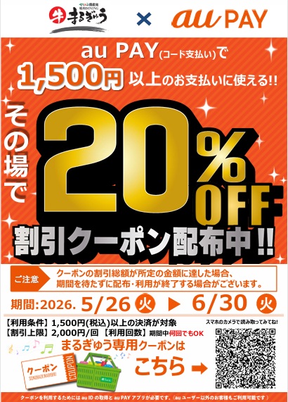 auPAYキャンペーン！