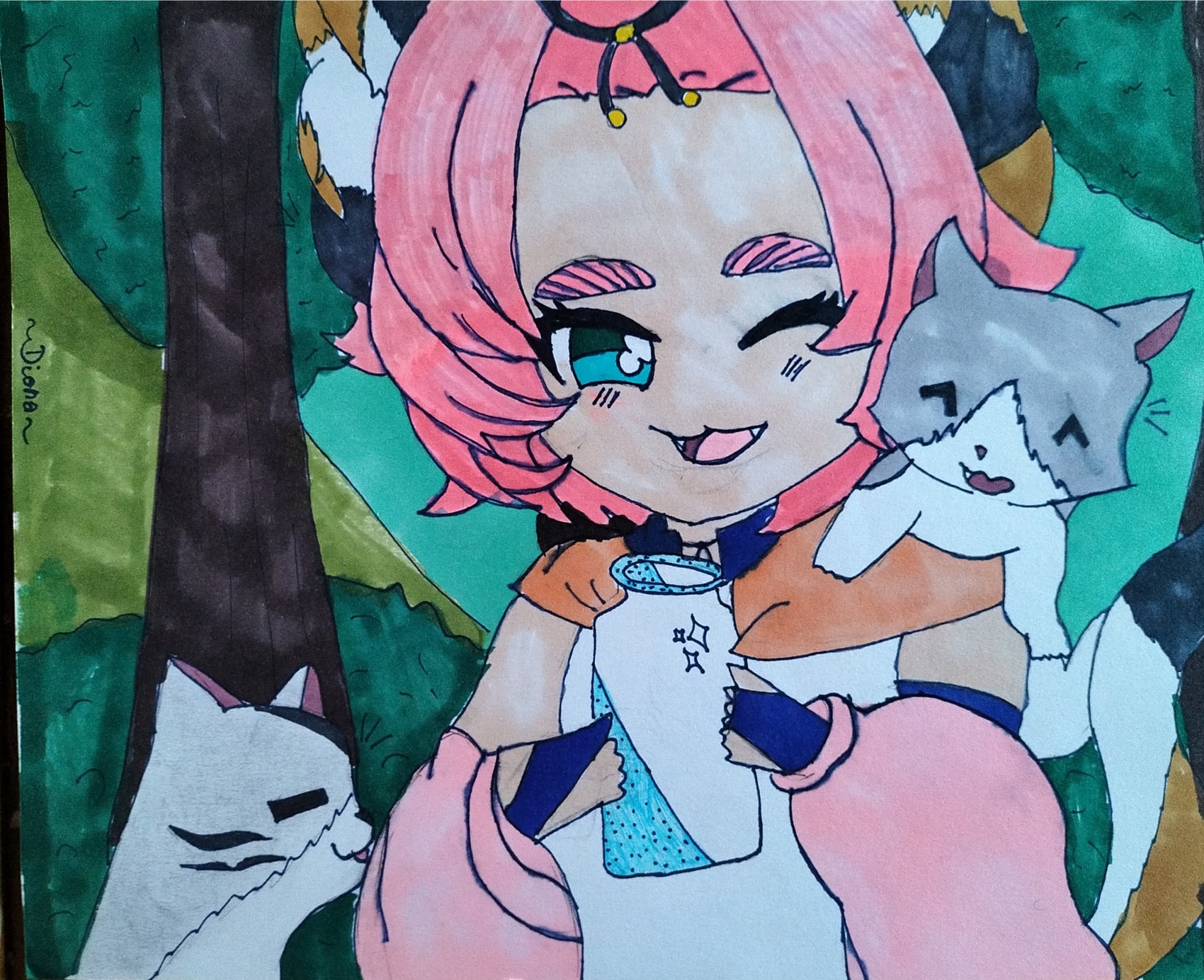 Dessin de Julia, 5ème