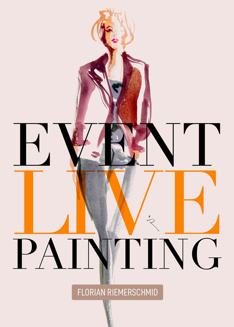 LIVE PAINTING EVENT - Titelseite Flyer