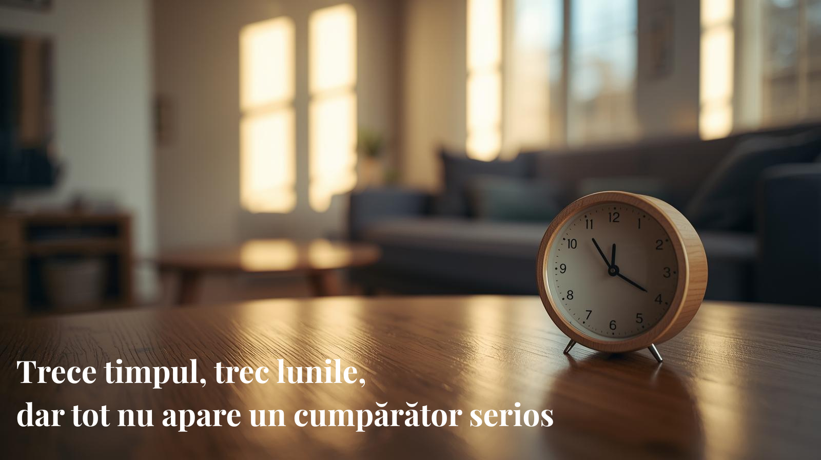 Trece timpul, trec lunile, dar tot nu apare un cumpărător serios.