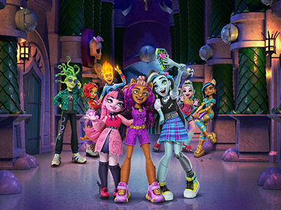 Die Schüler:innen der Monster High (C) 2022 Mattel