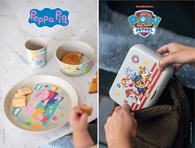 Peppa Pig / PAW Patrol Produkte koziol werksdesign / ©2022 Hasbro. All Rights Reserved. ©2022 &TM Spin Master Ltd.