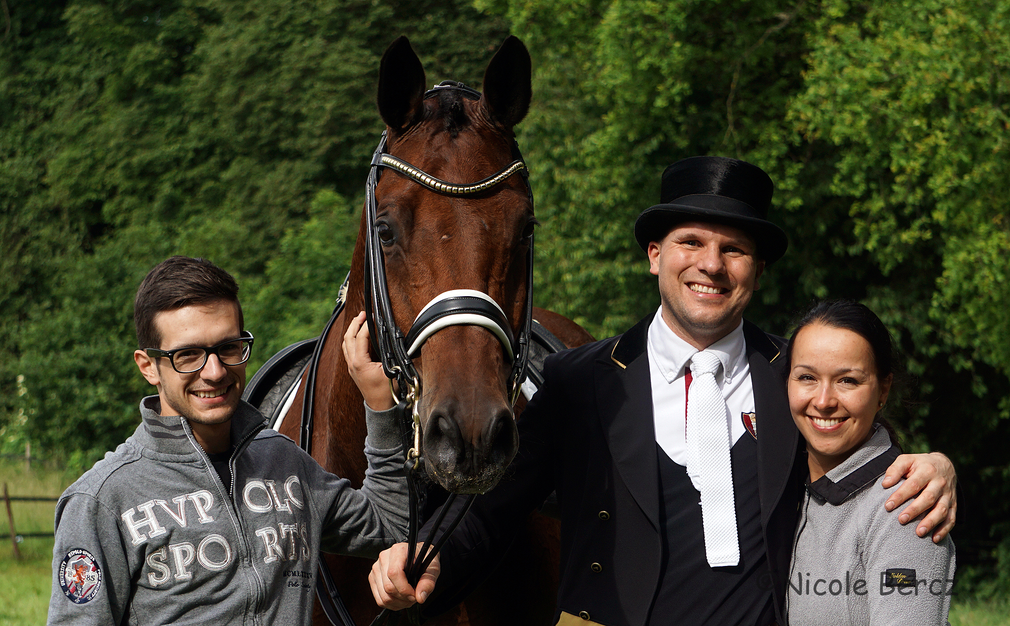 Vicent, Acoeur, Matthias und Maja