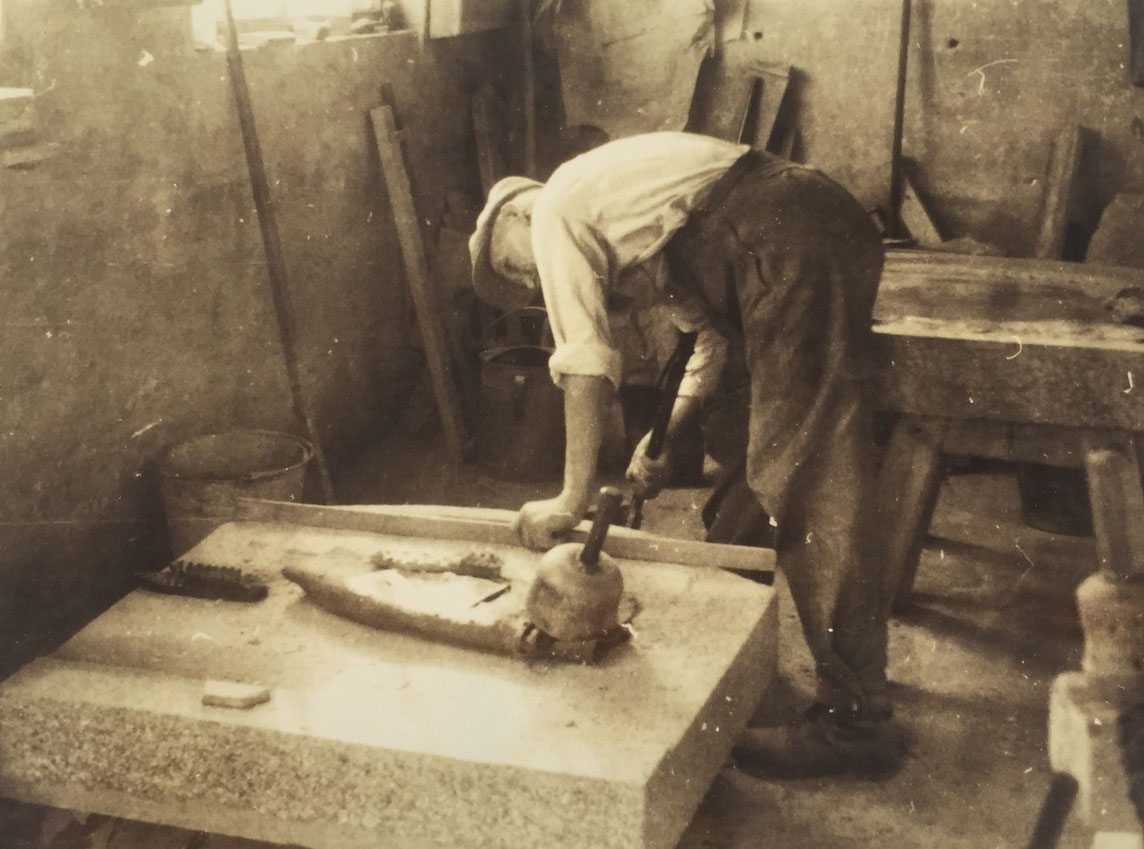 Titus Groh bei der Arbeit