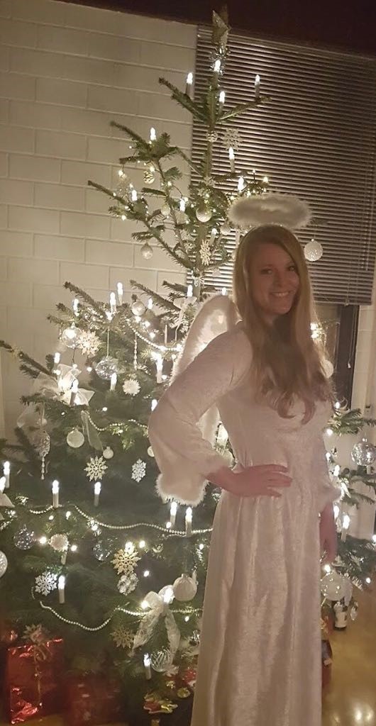 Weihnachtsengel im Einkaufszentrum Westoria