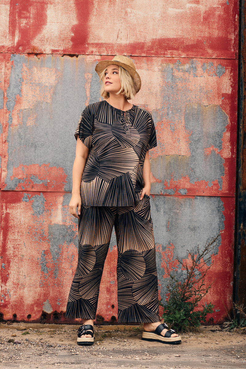 Pantalon grande taille dame