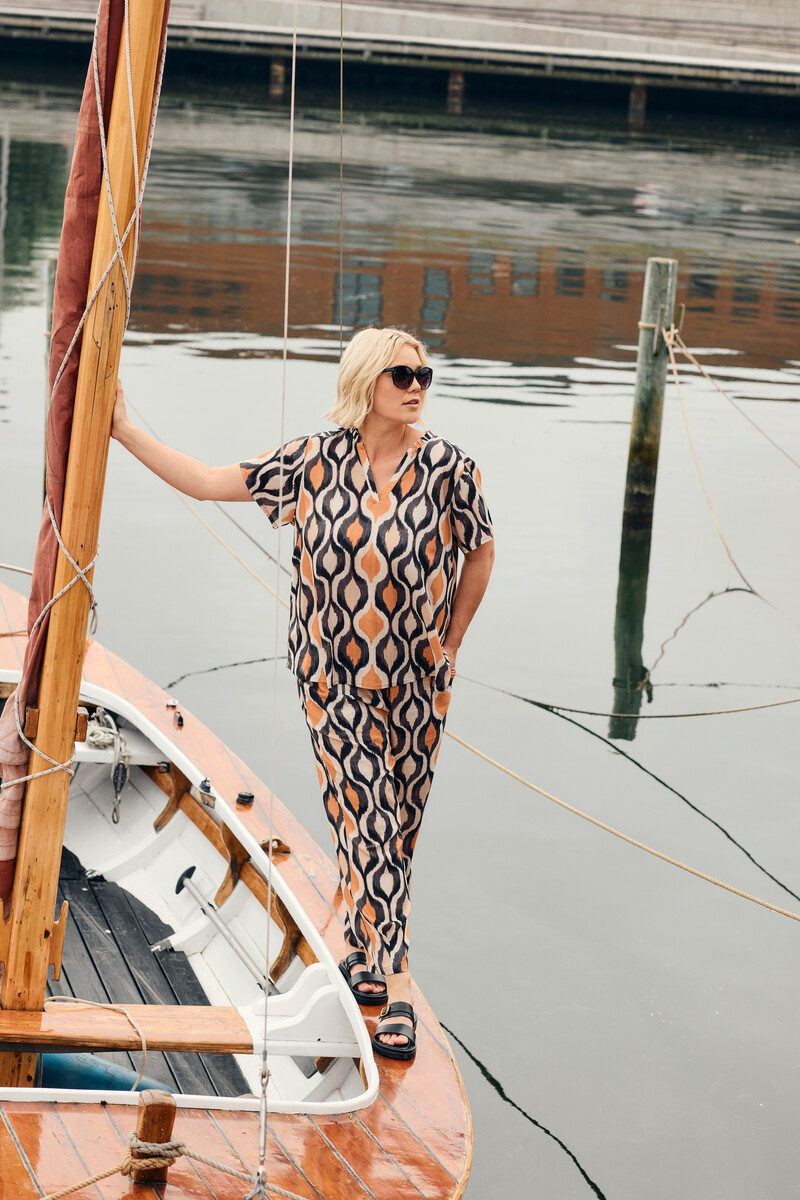 Pantalon grande taille dame