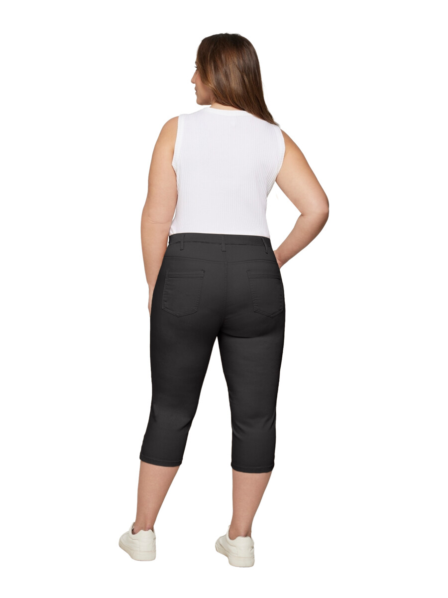 Pantalon 3/4 dame grande taille