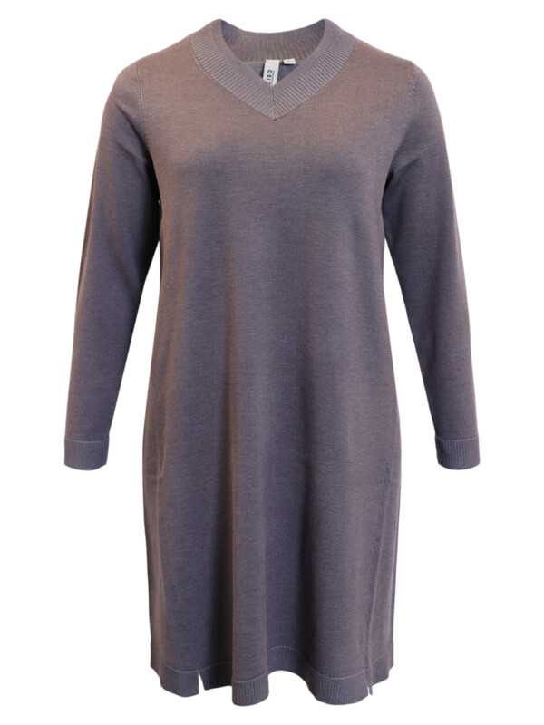 Robe maille dame grande taille