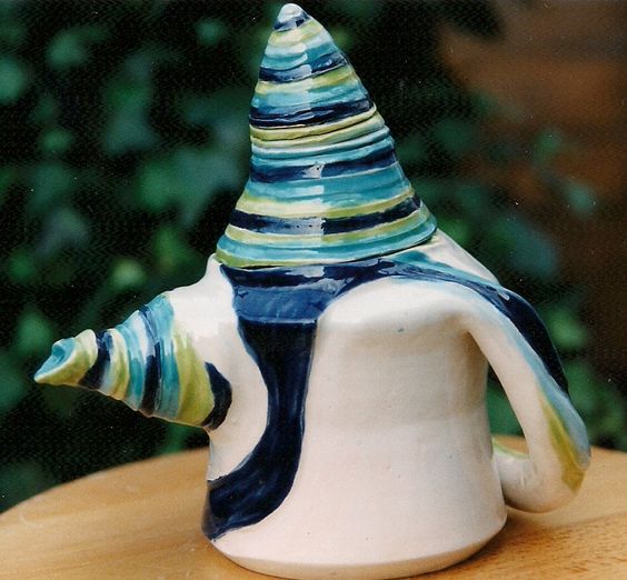 Teapot blue