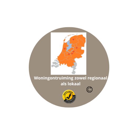 Woningontruiming zowel regionaal als lokaal