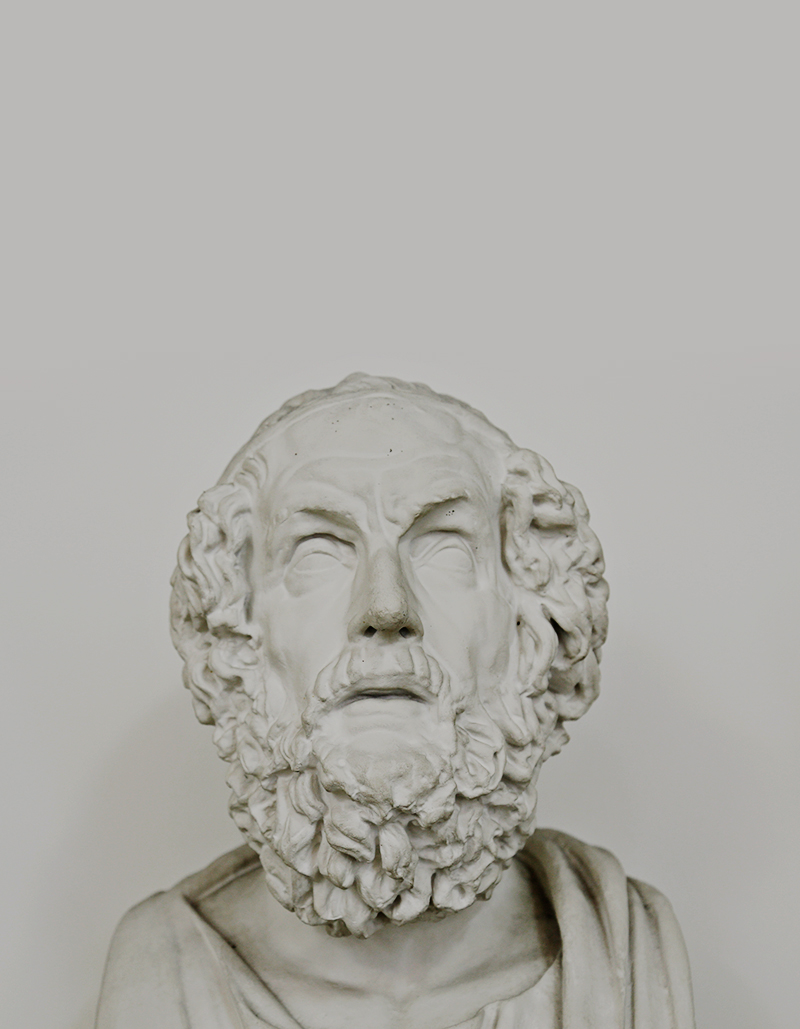 Hat Homer tatsächlich gelebt? Dieses Rätsel lässt sich auch mit dem vorhandenen Gipsabguss nicht lösen, doch auch Schiller und Goethe konnten sich der Anziehungskraft der Statue nicht erwehren!