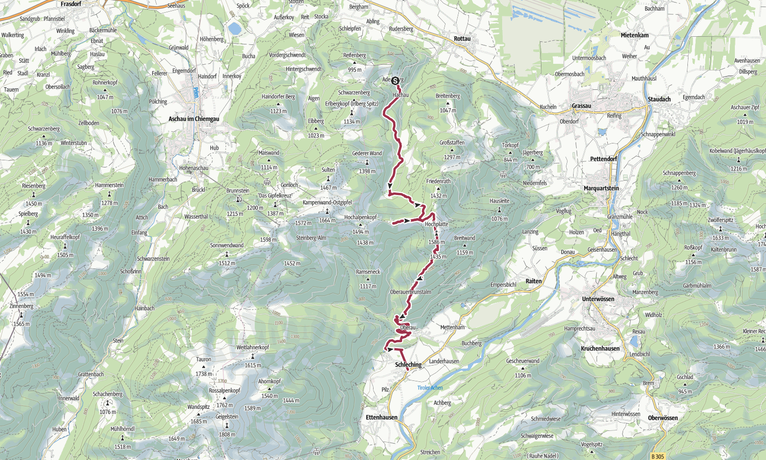 Erweiterung: Piesenhausener Hochalm + Hochplatte