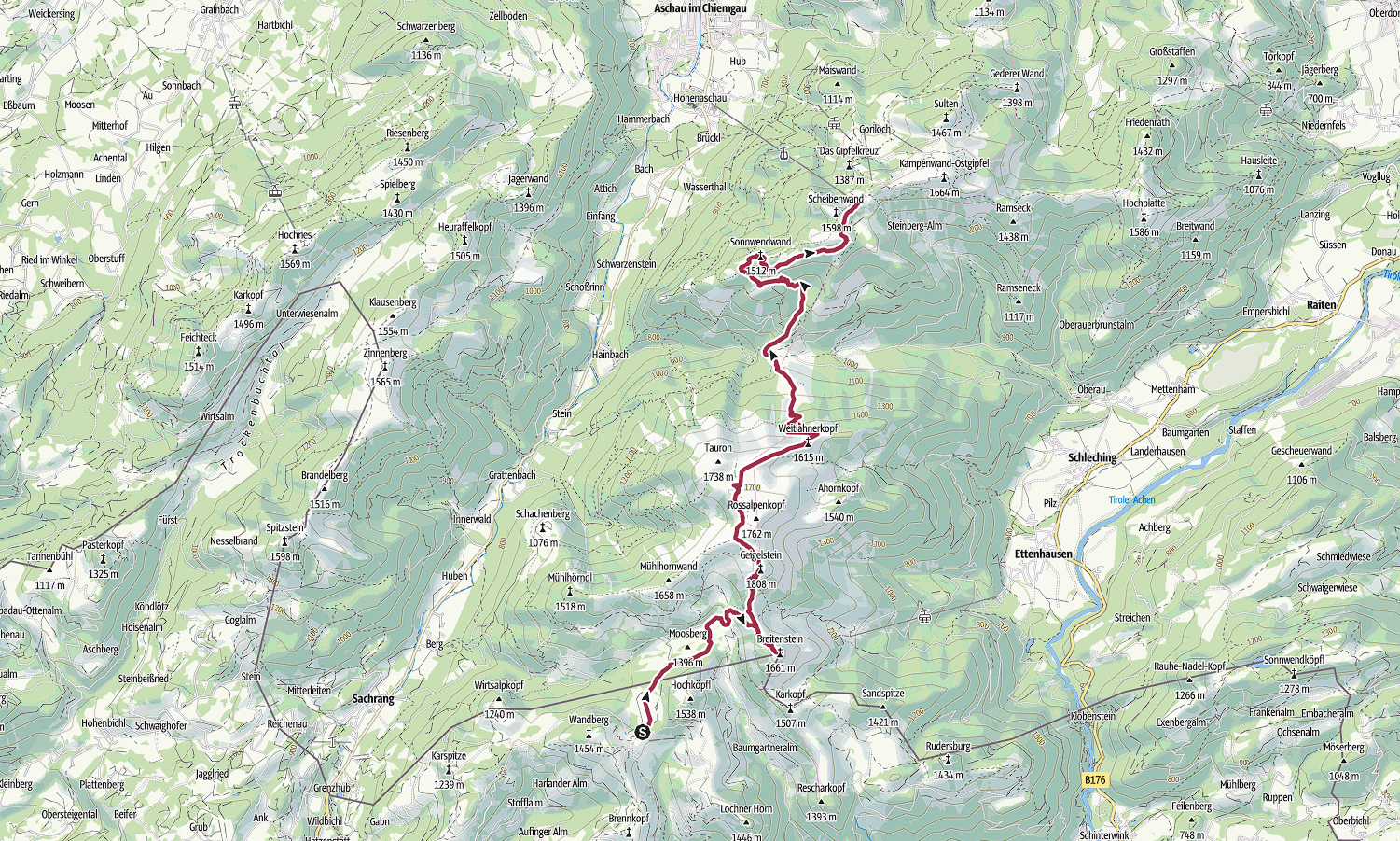 Erweiterung: Breitenstein + Sonnwendwand