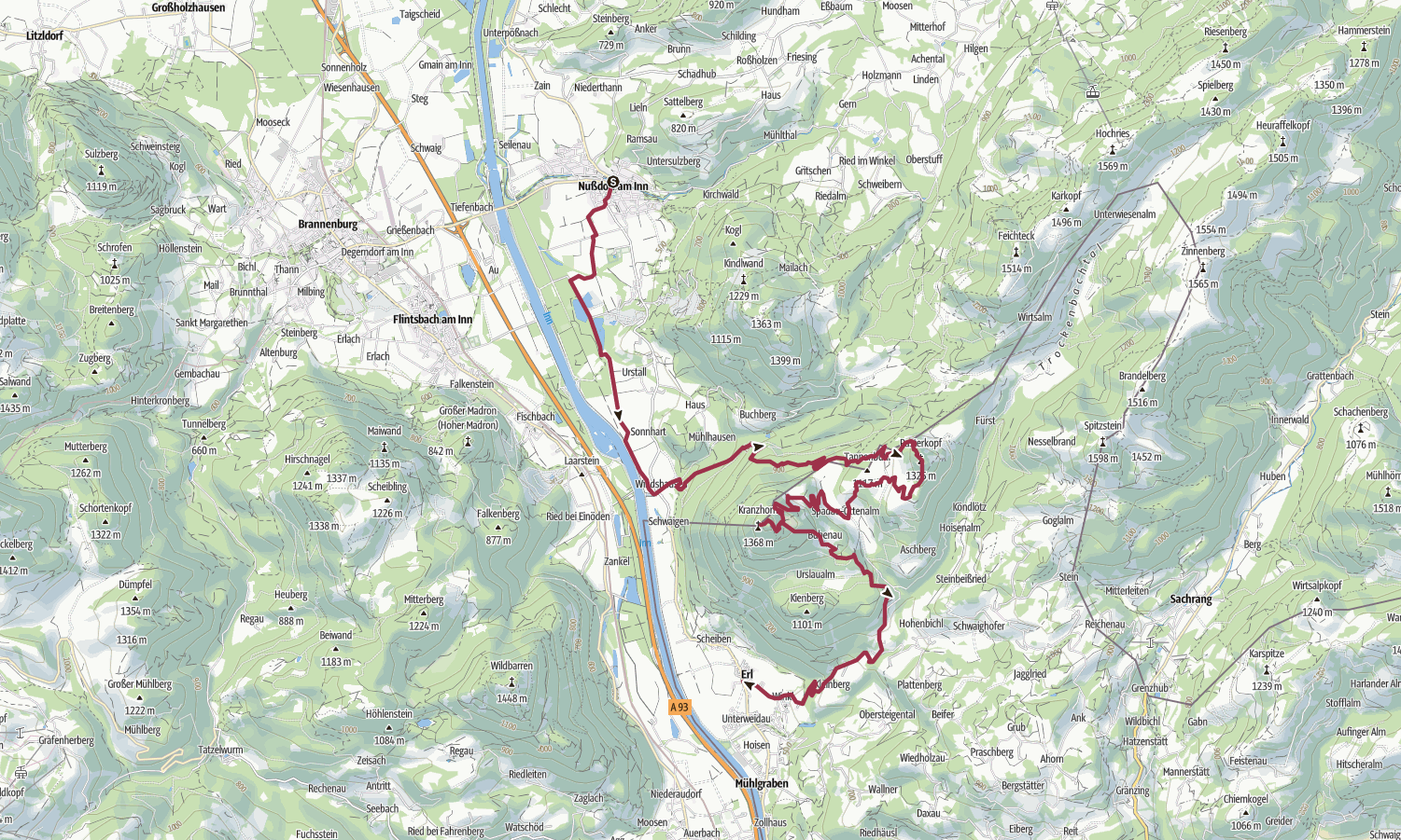 Erweiterung: Pasterkopf + Kranzhornalm + Kranzhorn