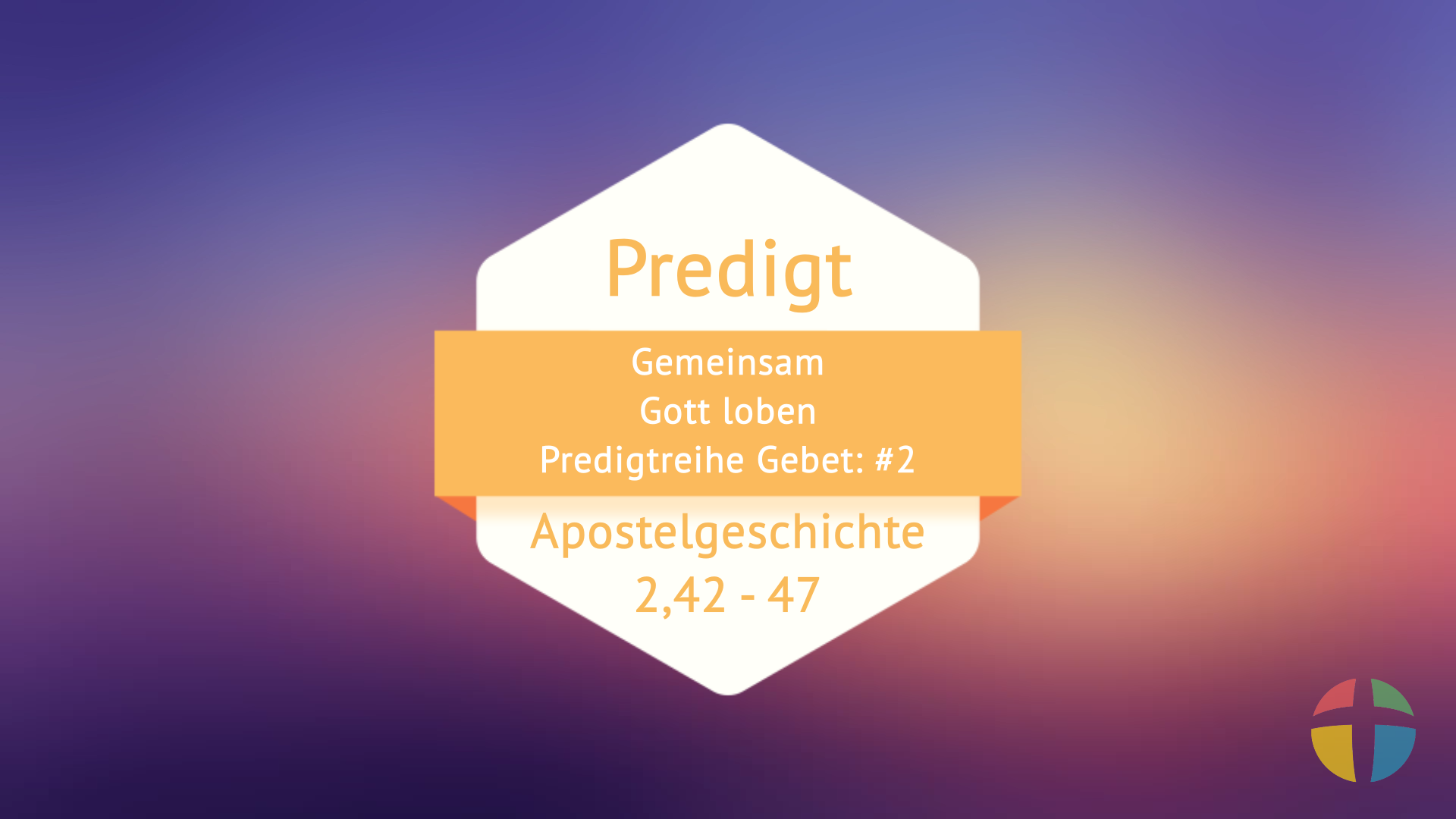 Predigtreihe Gebet: #3 Stürmische Fürbitte