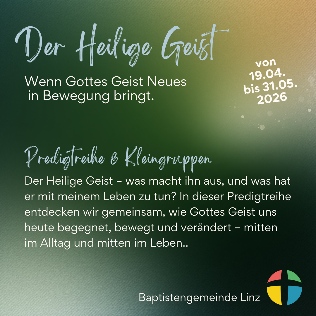 Der Heilige Geist - Gottesdienstreihe